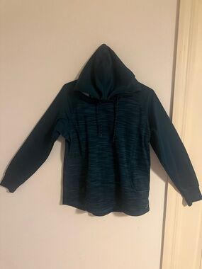 BCG Women’s XL Athletic Hoodie Pullover Black Space Dye Activewear